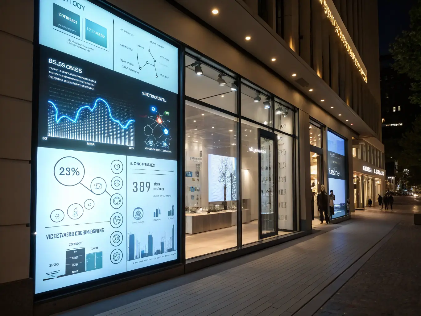 A vibrant image depicting a business storefront with a prominent Google Maps pin hovering above it, symbolizing increased online visibility and customer foot traffic.